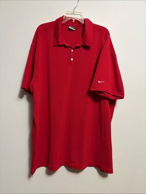 Nike Golf Red Short-Sleeve Polo Size 4X